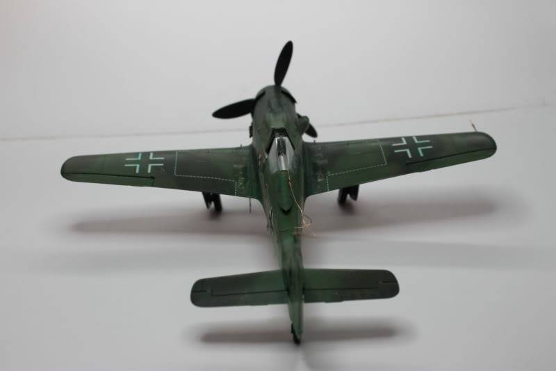 Focke-Wulf FW190 D-9 3 Rojo JV/44 hptm. (Waldemar Wübke marzo de 1945 Ainring, sur de Munich) 1/48  F58584b2