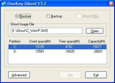 Onekey ghost Phần mềm Ghost cho windows , Onekey ghost , rất tiện lợi !!! 10222_Onekey20ghost203_2