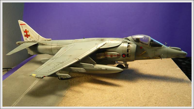 [Revell] HARRIER GR MK9 - 1/48 - terminé Montage_04005