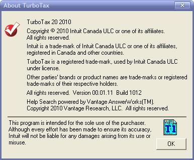  Turbo Tax 2010 Canadian 84