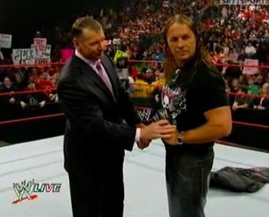Bret Hart quiere de regreso a Jim Ross Vince_McMahon_Bret_Hart_WWE_Raw