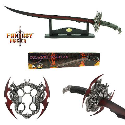 ANH HÙNG & MỸ NHÂN SHOP - SUMMER BIG SALE - 1 tháng, SALE OFF 50% ,hàng độc, giá rẻ DragonScrimitarSwordwithWoodenStand