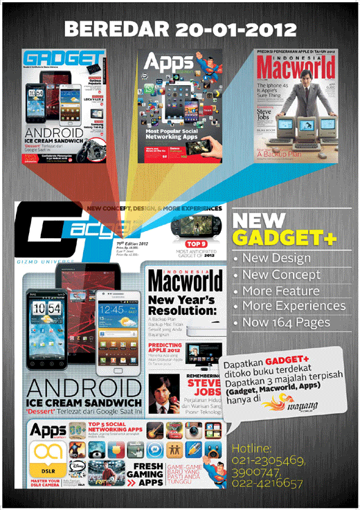 GADGET+ Apps, Macworld and the Hottest Gizmos Poster-gadget