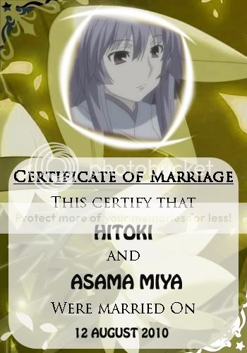 [Marriage Hall] Your Wife / Husband Certificate3copy