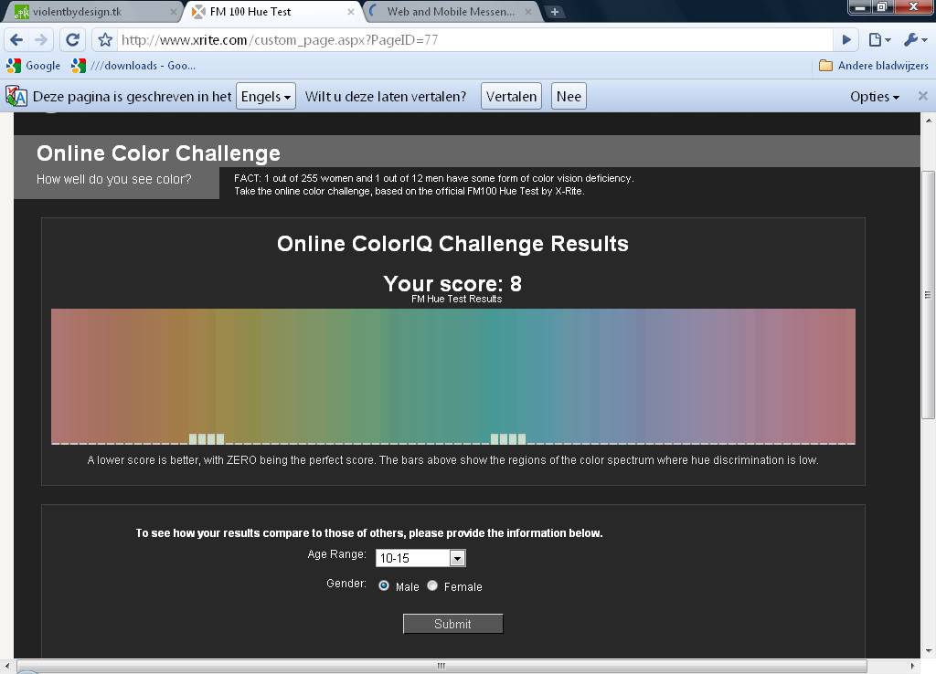 So your a good designer? ColorTest