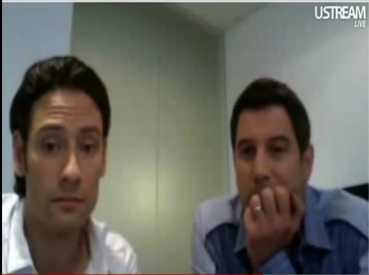 IL DIVO USTREAM WEBCHAT  8/3/2011  PICS BY Starstruck Il00