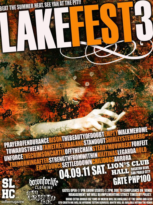 LAKEFEST 3. April 9, 2011. San Pablo City, Laguna FINALLAKEFESTcopy