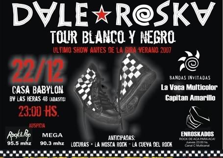 VIE 22/12 - Dale Roska en Casa Babylon Afiche22