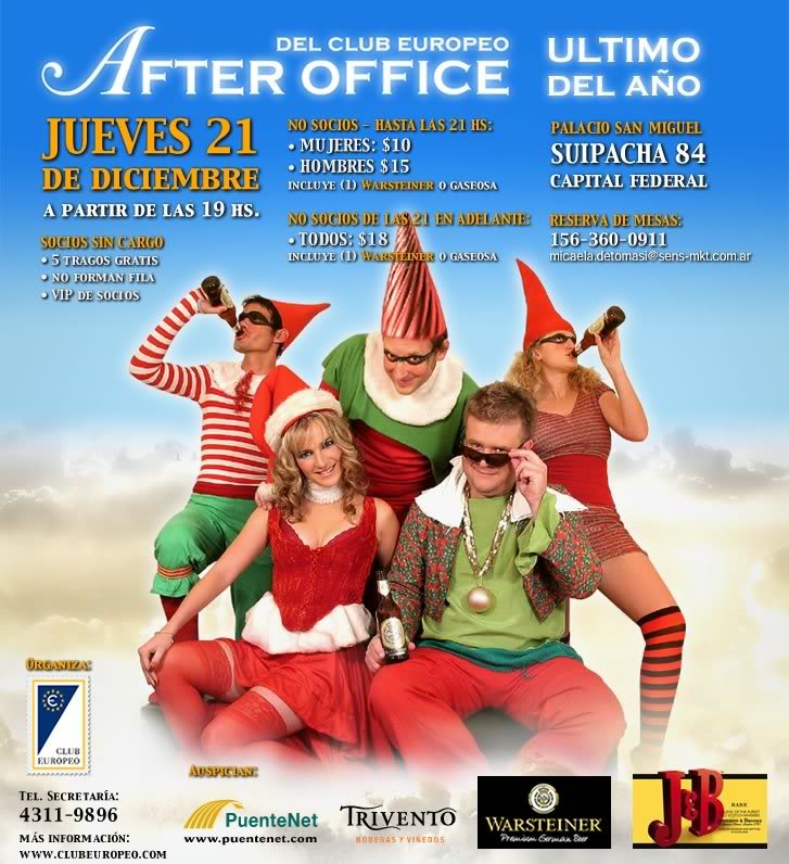 JUE 21/12 - After Office Club Europeo en Palacio San Miguel Ao_06_12_21_ok