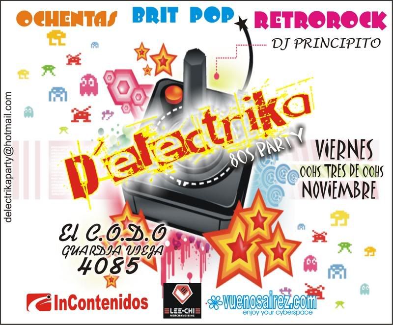 VIE 3/11 - Fiesta D`electriKa en el CODO con dj principito Delectrika1yq4