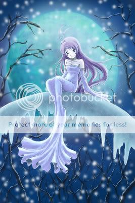 ANime girl Snow