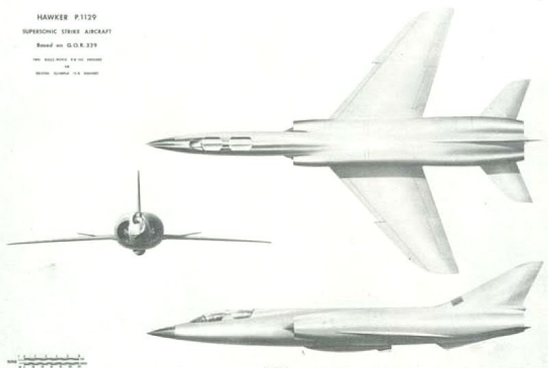 [jeux] quel est cet avion? - Page 21 Hawker_P1129_3vistas_contep