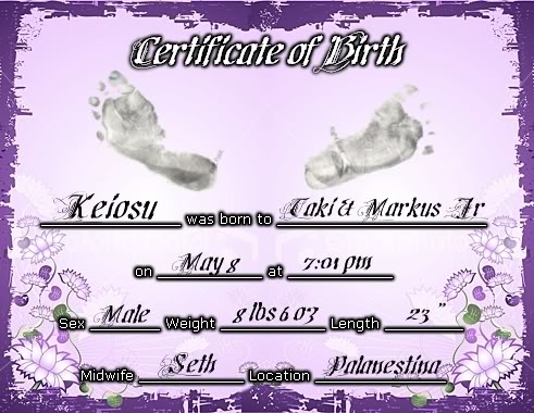 Newborn BirthCertificate