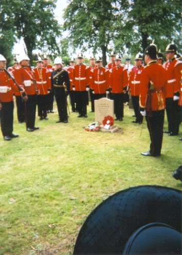 Rededication service for Pte. Caleb Wood & Robert Tongue 2004 2