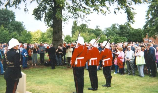 Rededication service for Pte. Caleb Wood & Robert Tongue 2004 4