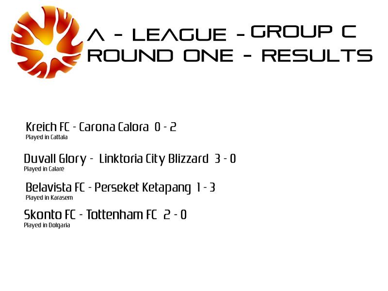 Round One Matches  A-league-round-one-group-c-