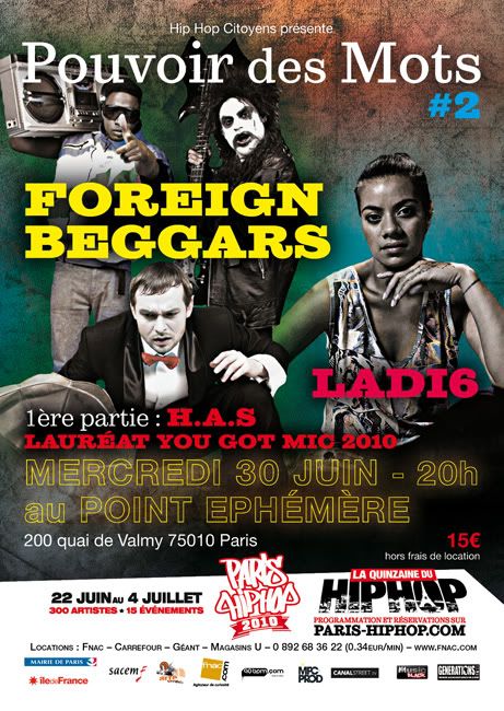 30/06 FOREIGN BEGGARS & LADI6 au Point FMR Pdm02