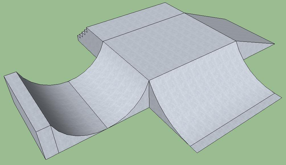 Google SketchUp - Share your skate ramps/parks! 4peiceset