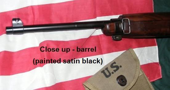 Refurbishing a  M2 Paratrooper Carbine Closeupbarrel