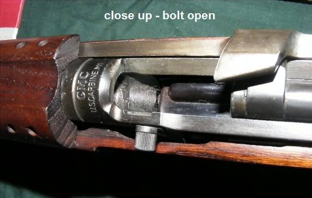 Refurbishing a  M2 Paratrooper Carbine Closeupchamber