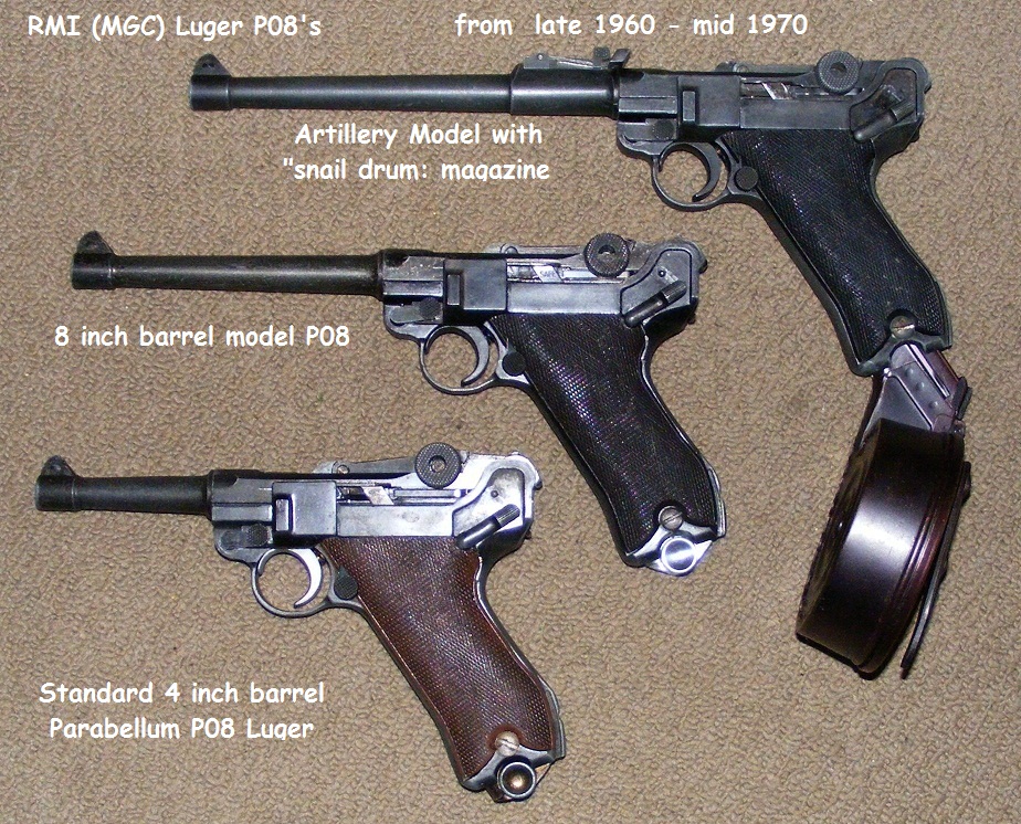 Refurbishing an old MGC (RMI) P08 Luger P08triowords