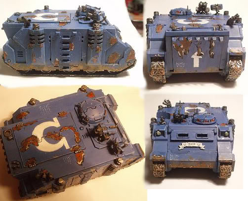 Ultramarines Rhinocollage