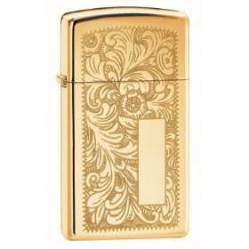 ZIPPO 100% BARU ORIGINAL U .S. A 1652B_Venetian_Slim_Brass_Zippo320-