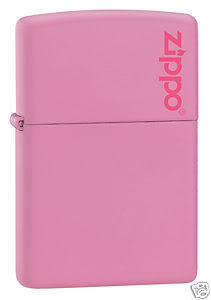 ZIPPO 100% BARU ORIGINAL U .S. A 238ZL_Pink_Matte_Zippo