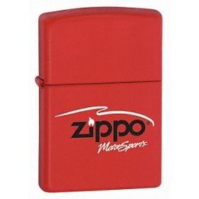 ZIPPO 100% BARU ORIGINAL U .S. A 304_Motorsports_Red_Matte_Zippo250