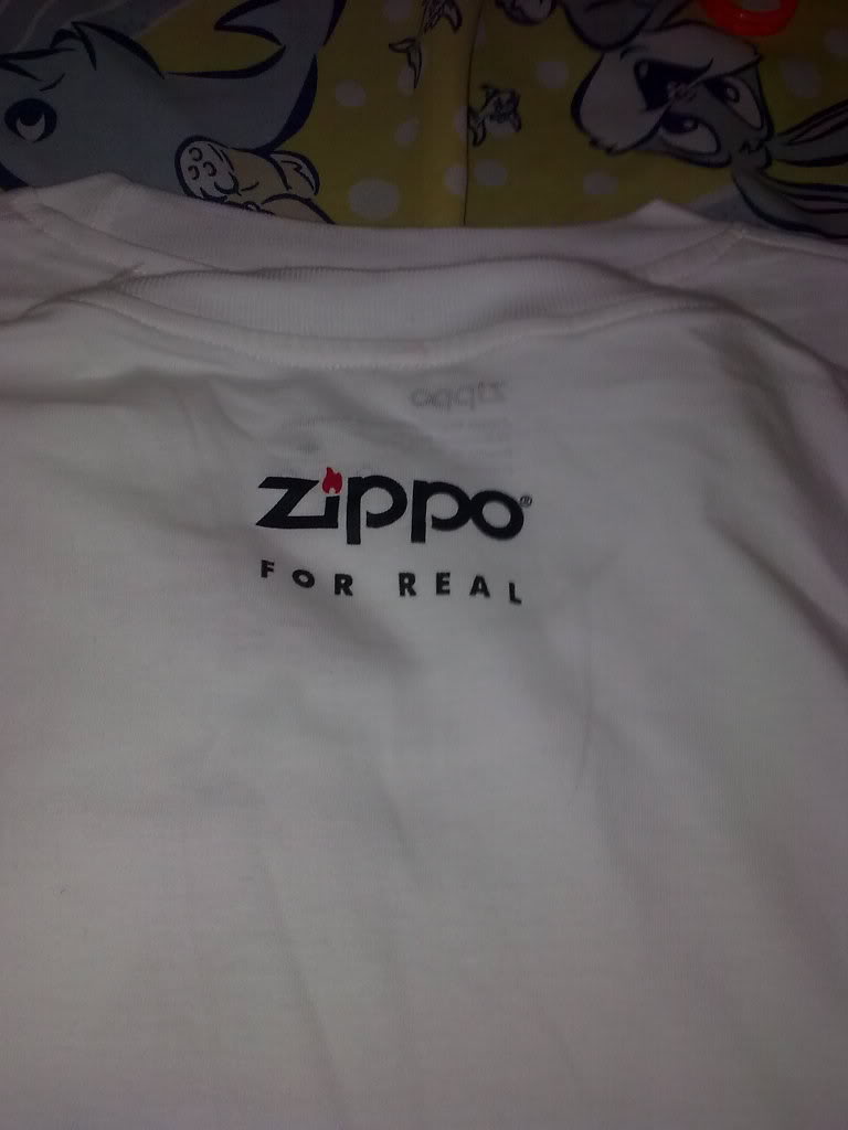 ZIPPO 100% BARU ORIGINAL U .S. A Zippo_For_Real_White_Back