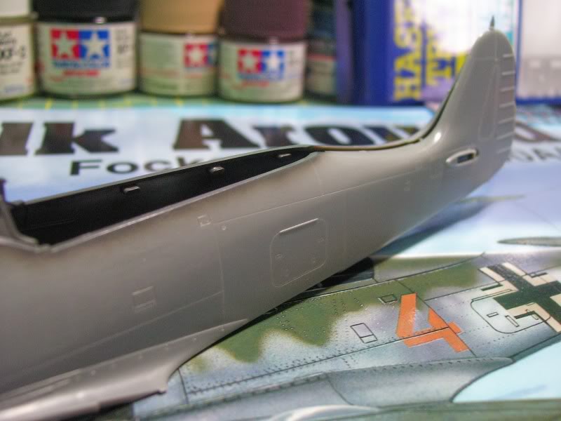 Focke Wulf 190 A-7 JG-1 1/48 Hasegawa (Terminado) FockeWulf190A-7deHeinzBarAvances12