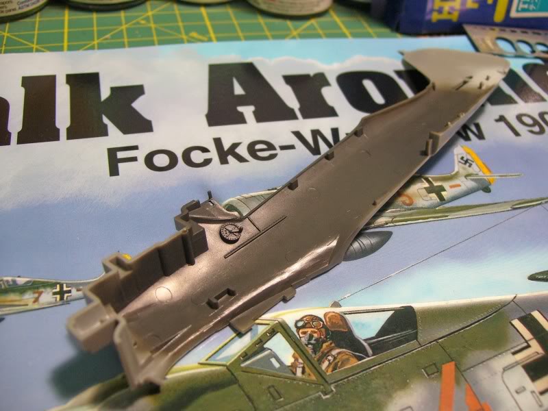 Focke Wulf 190 A-7 JG-1 1/48 Hasegawa (Terminado) FockeWulf190A-7deHeinzBarAvances6