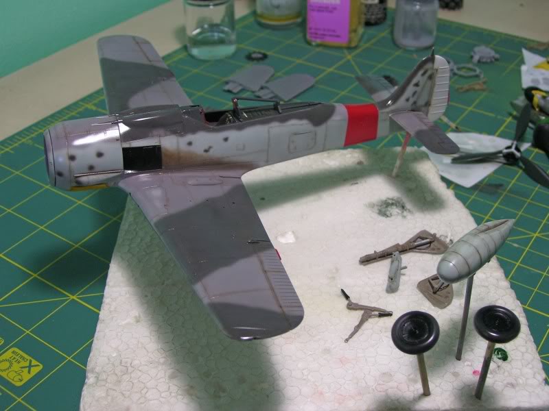 Focke Wulf 190 A-7 JG-1 1/48 Hasegawa (Terminado) NuevisimosavancesenelFockedeBar3