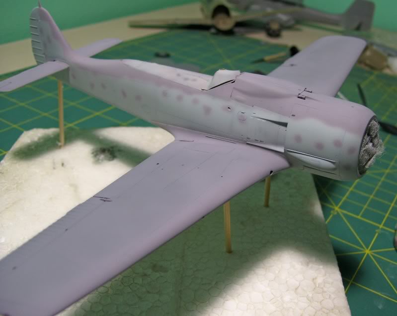 Focke Wulf 190 A-7 JG-1 1/48 Hasegawa (Terminado) RLM757