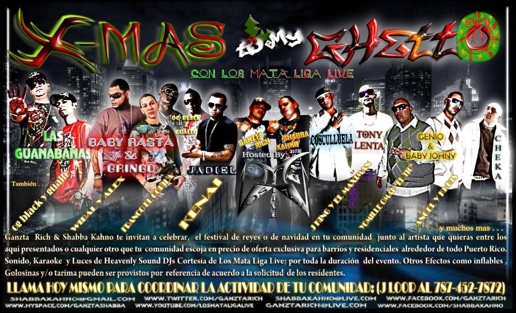 TODO CAMBIA: JAG SAF (VENEZUELA) FEAT LOS MATA LIGA LIVE: XMASTOMYGHETTOJPGLEGALSIZE