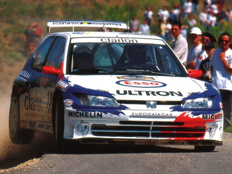 PEUGEOT Histórico participante del automovilismo Rally-car-peugeot-306-maxi