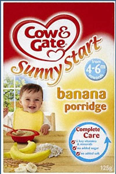 Sữa Aptamil Anh& bột ăn dặm Cow & Gate hàng xách tay giá tốt nhất Bot-an-dam-cow-gate-baby-balance-banana-cereal-4mth