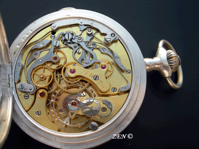 Le premier chronographe de ZENITH Chrono1915savonnetteargentcalibreco