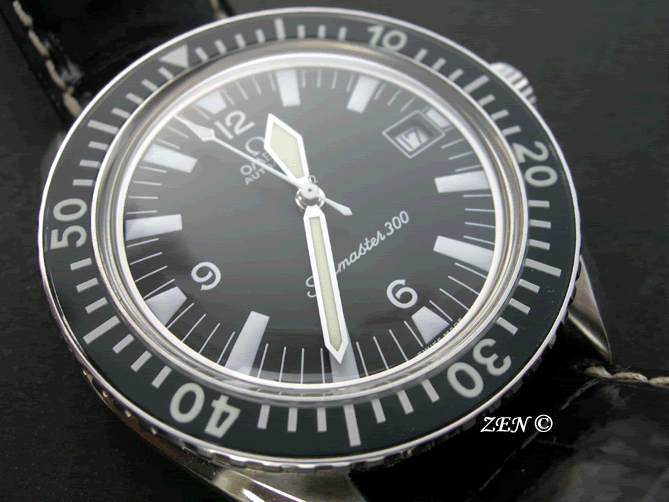 visibilité cadran-aiguilles OmegaSeamaster3001