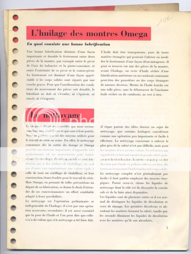 huiles huilage lubrification - La lubrification des Omega (Doc de 1957) Omegalub002