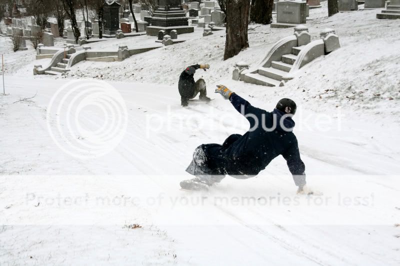 Cimetire Mont-Royal sous la neige FabetMarc12