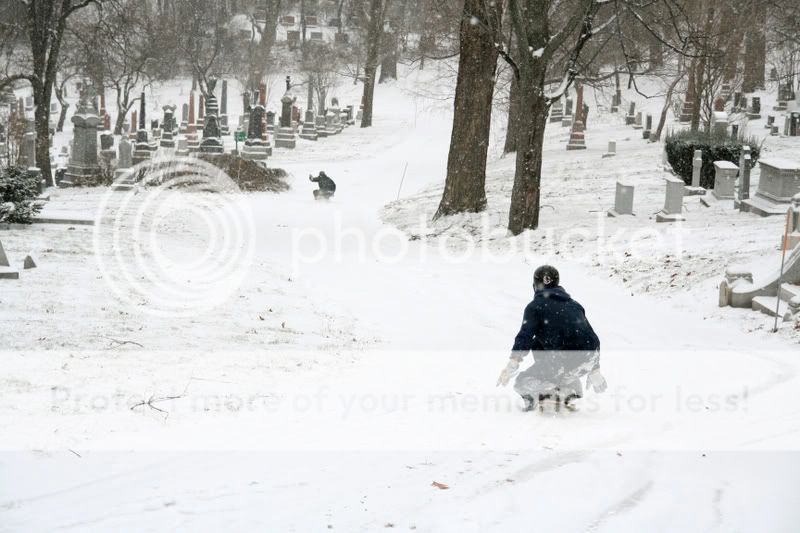 Cimetire Mont-Royal sous la neige FabetMarc3