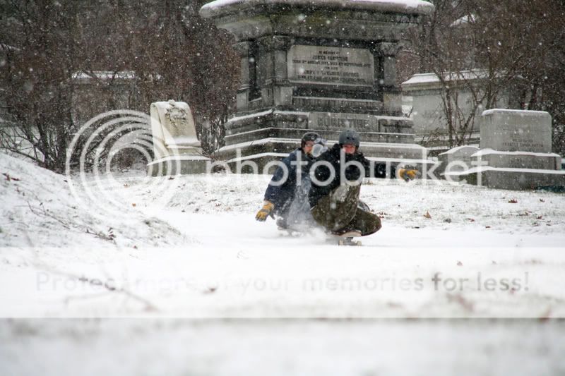 Cimetire Mont-Royal sous la neige FabetMarc9