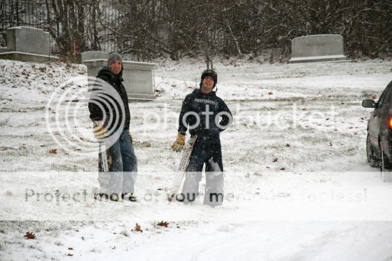 Cimetire Mont-Royal sous la neige MarcetMartin