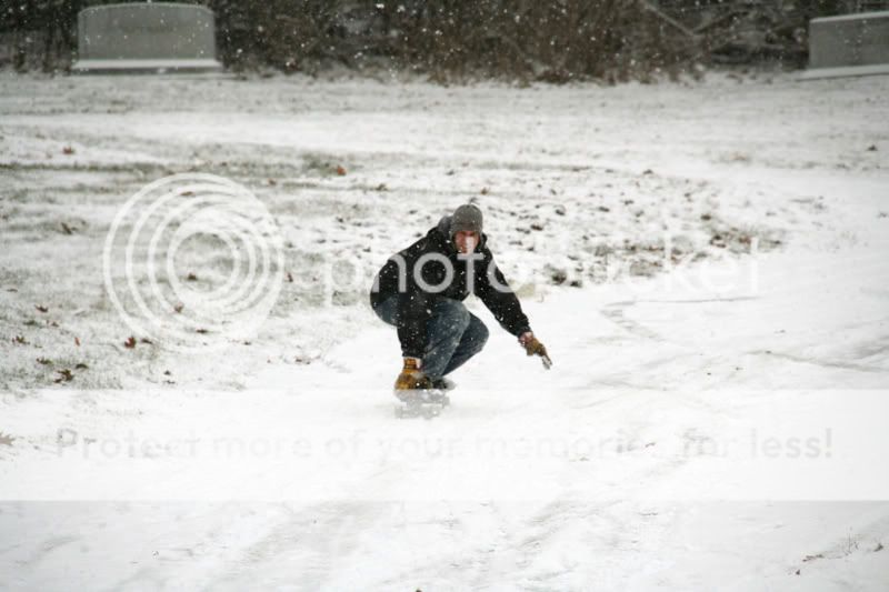 Cimetire Mont-Royal sous la neige Martin