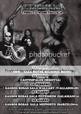 SORTEO ENTRADAS METALMANIA + GANSOS ROSAS SALAM /VALLAD/ BCN Promoweb