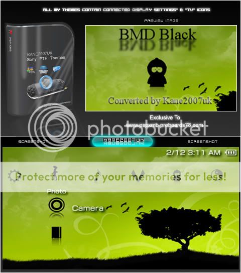 برنامج صانع الثيمات +600 ثيم بداخل PSP BMDBlack