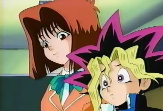 Hình anime Atemu và Anzu trong bộ YugiOh (vua trò chơi) Anzu116