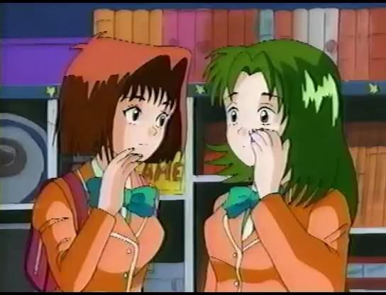 Hình anime Atemu và Anzu trong bộ YugiOh (vua trò chơi) Anzu215