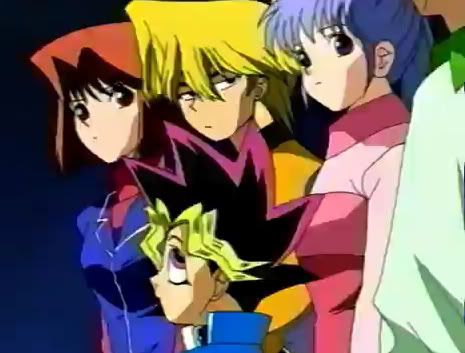 Hình anime Atemu và Anzu trong bộ YugiOh (vua trò chơi) Anzu24